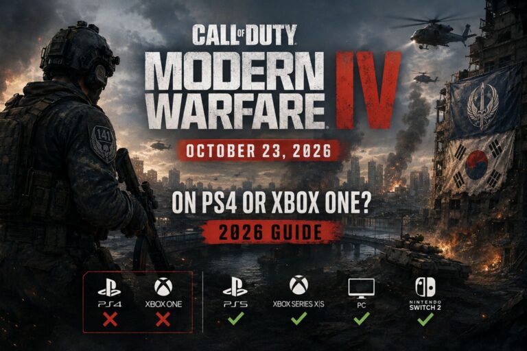 Can You Play Call of Duty: Modern Warfare 4 on PS4 or Xbox One? (2026 Guide)