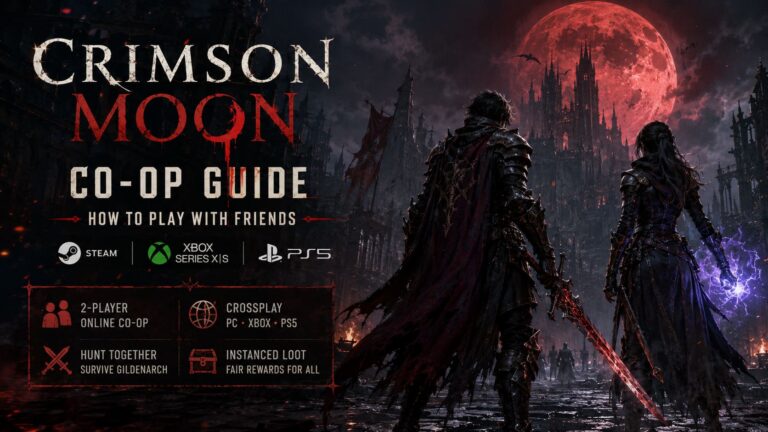 Crimson Moon Co-Op Guide: How to Play with Friends on Steam, Xbox, and PS5