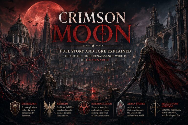Crimson Moon Full Story and Lore Explained: The Gothic High Renaissance World of Gildenarch