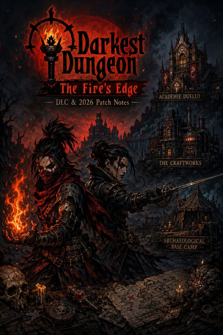 Darkest Dungeon The Fire’s Edge DLC & 2026 Patch Notes: Full Original Game Guide