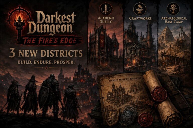 Darkest Dungeon The Fire’s Edge Guide: How to Unlock and Use the 3 New Districts