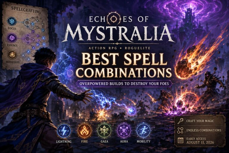 Echoes of Mystralia Best Spell Combinations Guide: Overpowered Builds to Destroy Your Foes