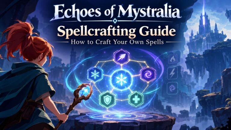 Echoes of Mystralia Spellcrafting Guide: How to Craft Your Own Spells