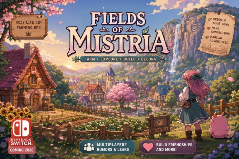 Fields of Mistria Nintendo Switch Release Date & Multiplayer Leaks (2026)