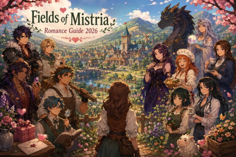 Fields of Mistria Romance Guide: All Bachelors, Bachelorettes, and Secret Options (2026 Complete List)