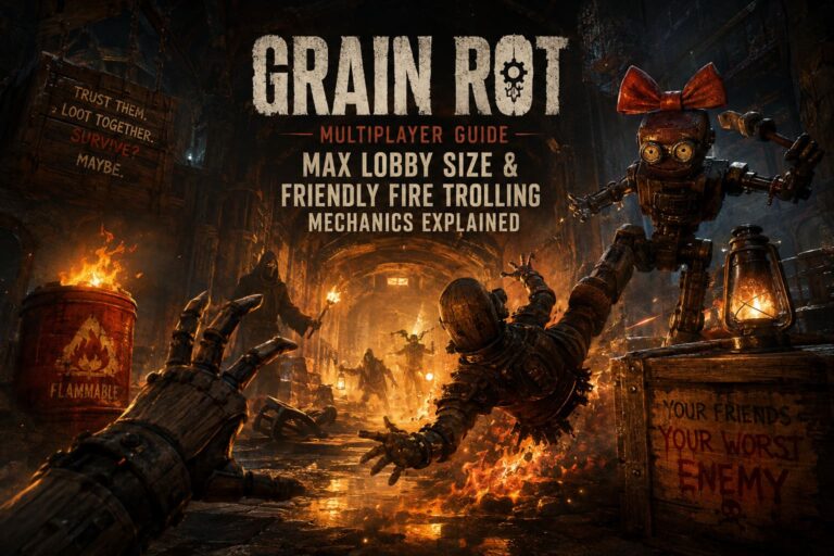 GRAIN ROT Multiplayer Guide: Max Lobby Size and Friendly Fire Trolling Mechanics Explained