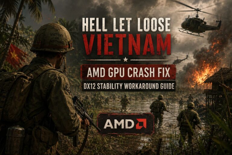 Hell Let Loose Vietnam AMD GPU Crash Fix: DX12 Stability Workaround Guide