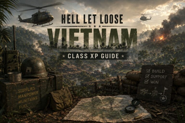 Hell Let Loose Vietnam Class XP Guide: Best Class to Level Up Fast