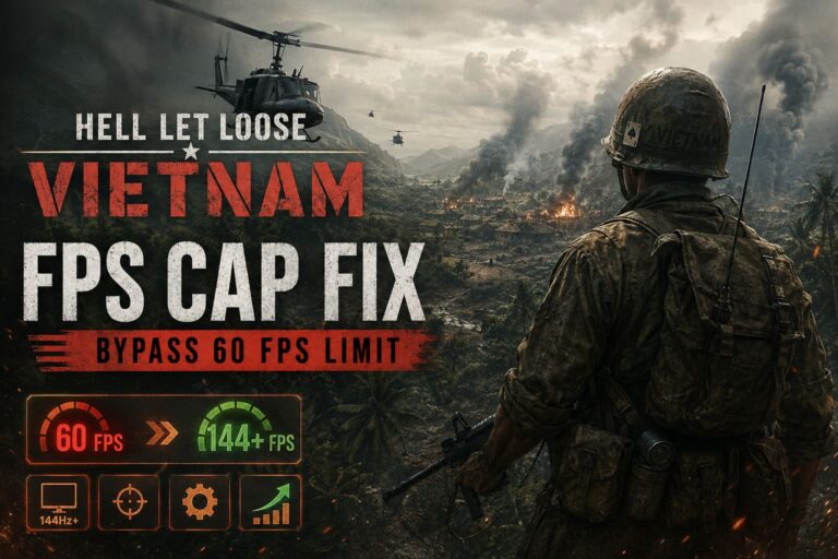 Hell Let Loose Vietnam FPS Cap Fix: How to Bypass 60 FPS Limit on PC (2026 Guide)