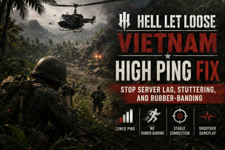 Hell Let Loose Vietnam High Ping Fix: How to Stop Server Lag, Stuttering, and Rubber-Banding