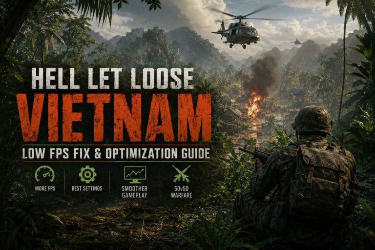 Hell Let Loose Vietnam Low FPS Fix: Best Jungle Optimization Config & Settings Guide (2026)