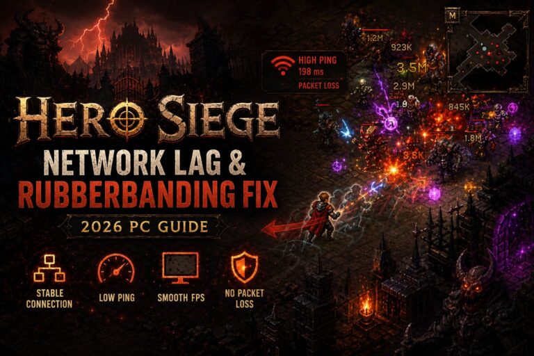 Hero Siege Network Lag & Rubberbanding Fix: 2026 PC Guide