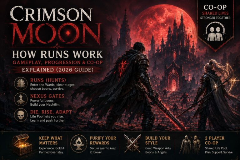 How Runs Work in Crimson Moon: Gameplay, Progression, and Co-op Explained (2026 Guide)