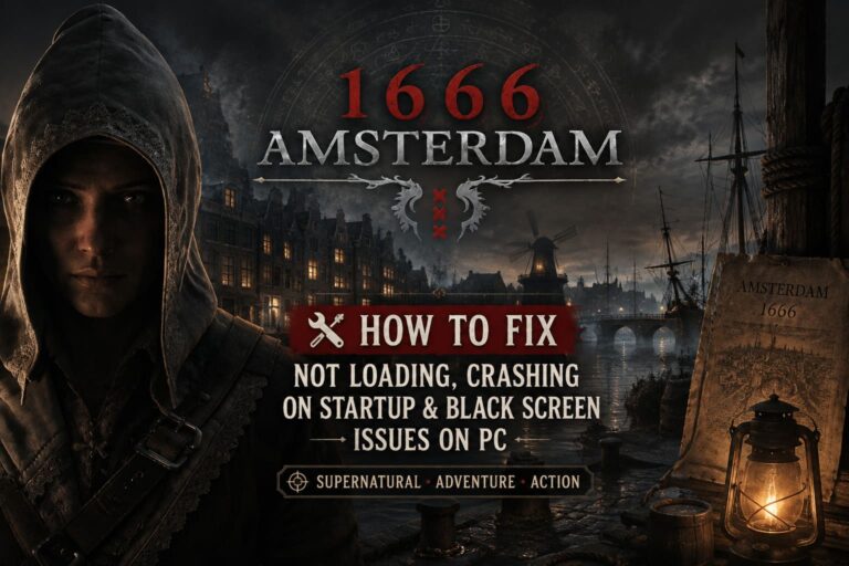 How to Fix 1666: Amsterdam Not Loading, Crashing on Startup, and Black Screen Issues on PC