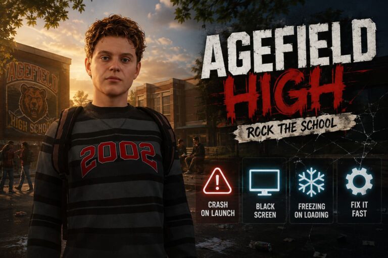 How to Fix Agefield High: Rock the School Crash on Launch, Freezing, and Black Screen on PC