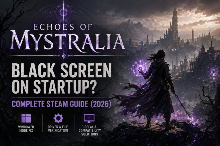 How to Fix Echoes of Mystralia Black Screen on Startup: Complete Steam Guide (2026)