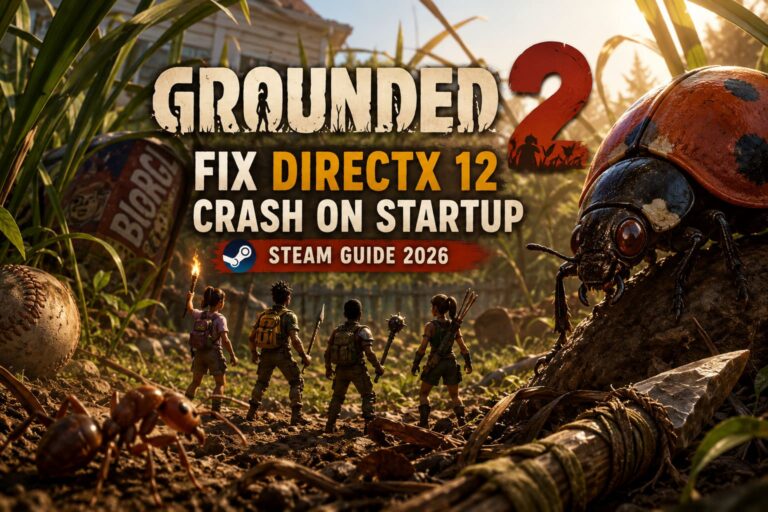 How to Fix Grounded 2 DirectX 12 Crash on Startup (Steam Guide 2026)