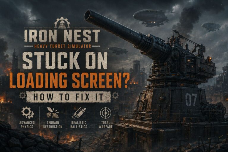 How to Fix IRON NEST Heavy Turret Simulator Stuck on Loading Screen