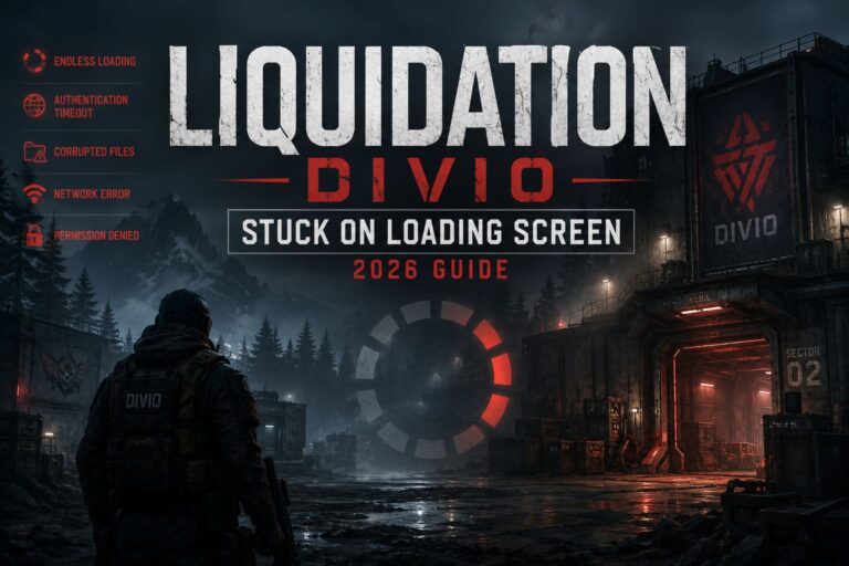 How to Fix Liquidation Divio Stuck on Loading Screen at Launch (2026 Guide)