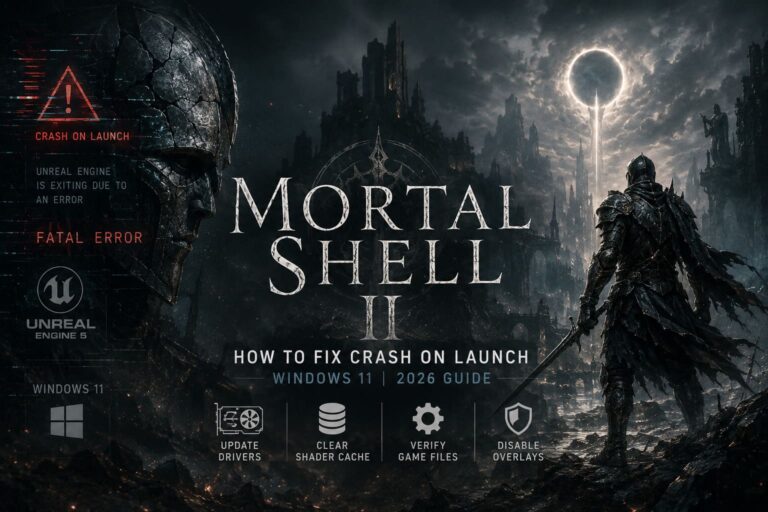 How to Fix Mortal Shell 2 Crash on Launch on Windows 11 (2026 Guide)