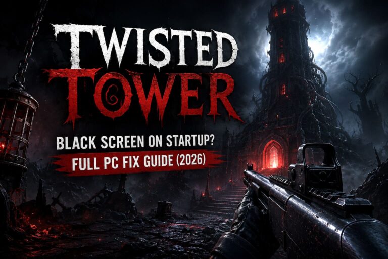 How to Fix Twisted Tower Black Screen on Startup: Full PC Guide (2026)