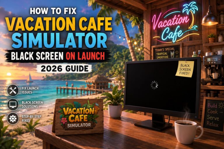 How to Fix Vacation Cafe Simulator Black Screen on Launch: 2026 Guide