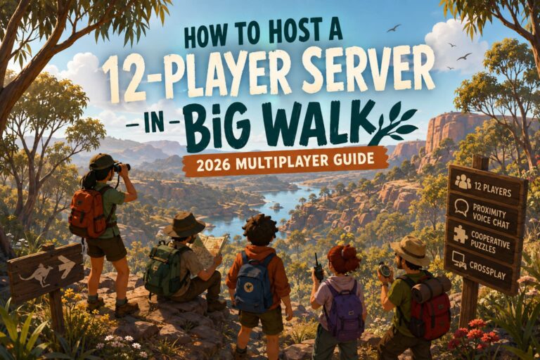 How to Host a 12-Player Server in Big Walk: 2026 Multiplayer Guide