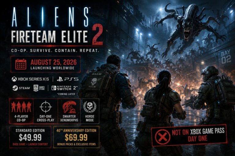 Is Aliens: Fireteam Elite 2 Coming to Xbox Game Pass Day One? Release Date and Launch Details Explained