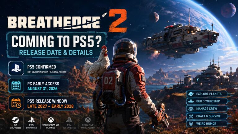 Is Breathedge 2 Coming to PS5? Release Date and Console Launch Details Explained