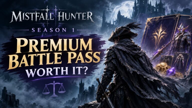 Is Mistfall Hunter Season 1 Premium Battle Pass Worth It? Full Value Breakdown