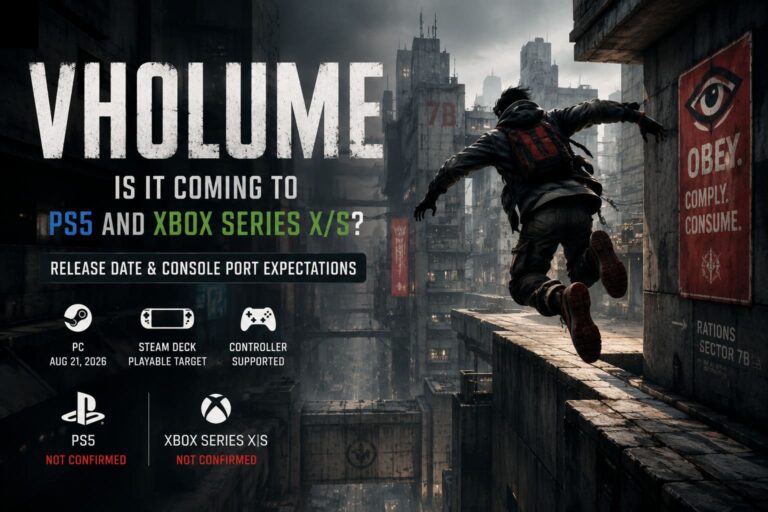 Is VHOLUME Coming to PS5 and Xbox Series X/S? Release Date and Console Port Expectations