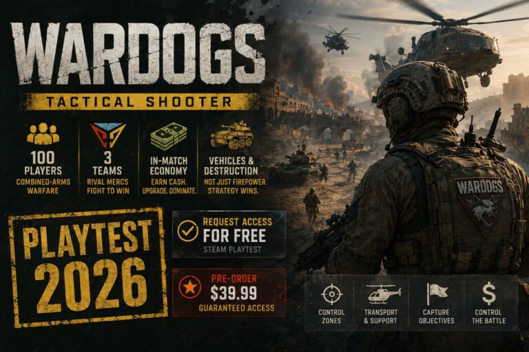 Is WARDOGS Playtest Free to Join? How to Get Access in 2026