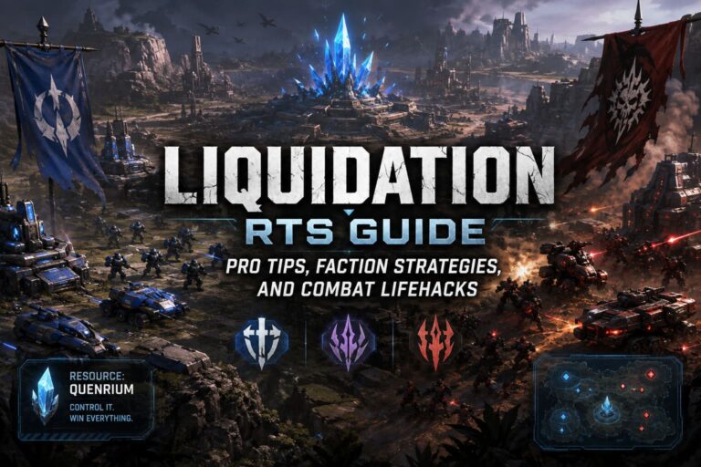 Liquidation RTS Guide: Pro Tips, Faction Strategies, and Combat Lifehacks