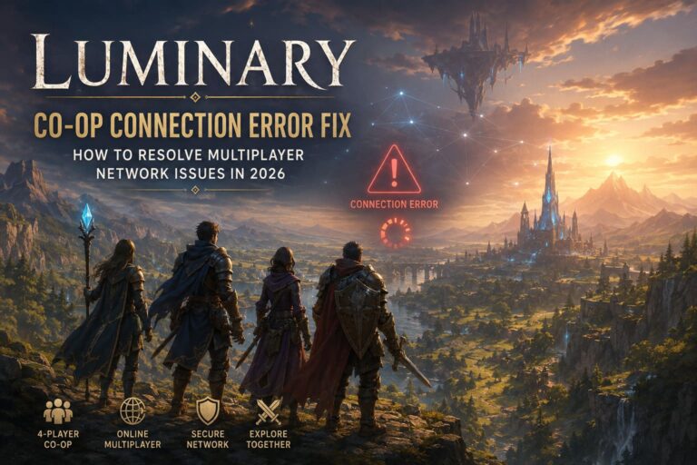 Luminary Co-Op Connection Error Fix: How to Resolve Multiplayer Network Issues in 2026