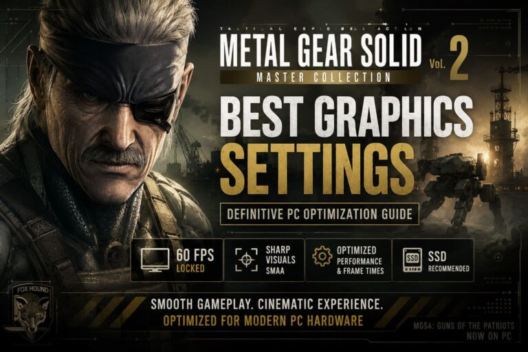 Metal Gear Solid Master Collection Vol 2 Best Graphics Settings: Definitive PC Optimization Guide