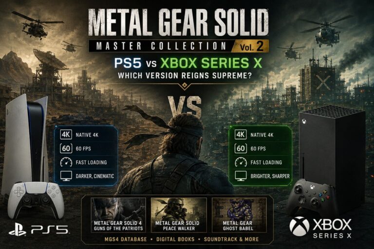 Metal Gear Solid Master Collection Vol 2 PS5 vs Xbox Series X Comparison: Which Version Reigns Supreme?
