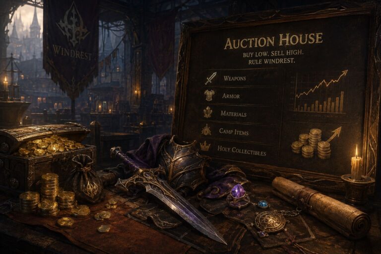 Mistfall Hunter Auction House Flipping Guide: Best Items to Flip for Gyldenblood