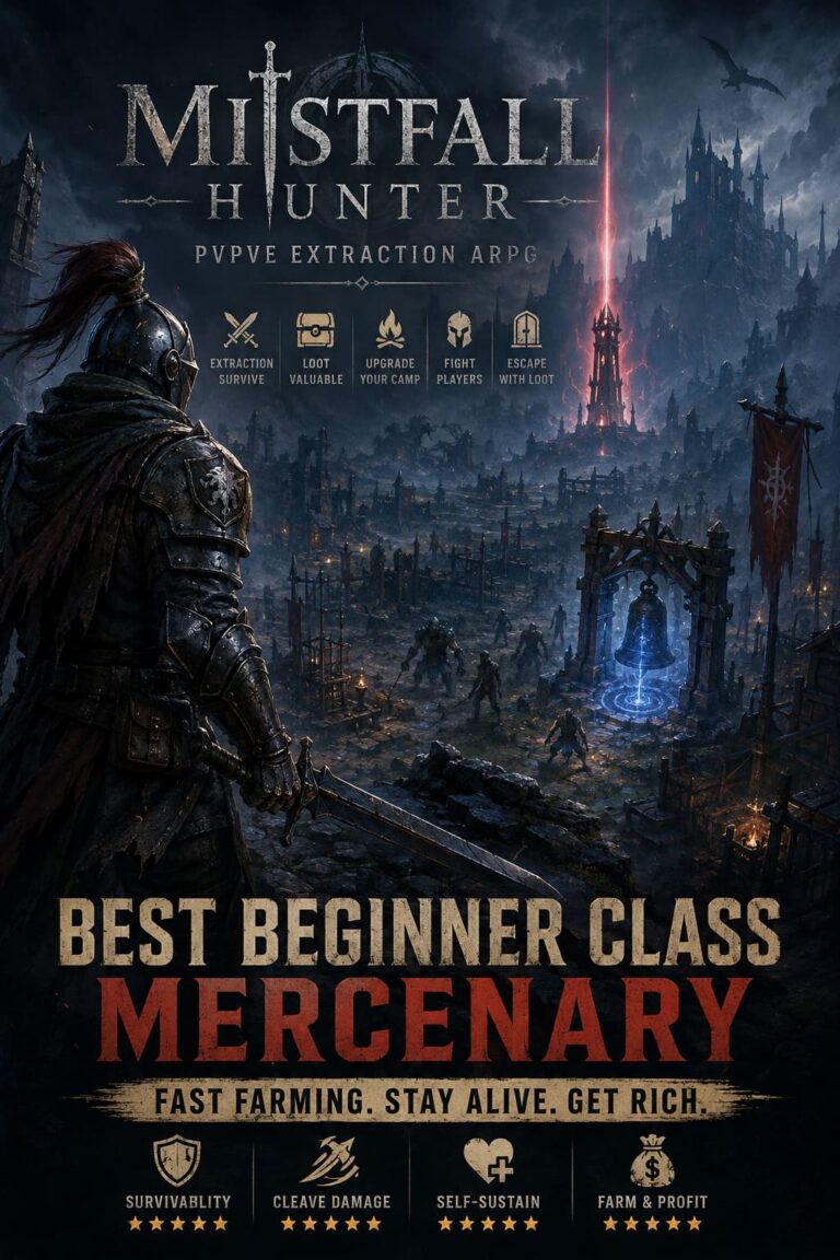 Mistfall Hunter Best Beginner Class 2026: Fast Farming Guide