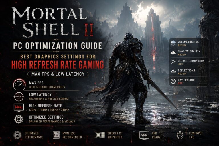 Mortal Shell 2 PC Optimization Guide: Best Graphics Settings for High Refresh Rate Gaming (Max FPS & Low Latency)