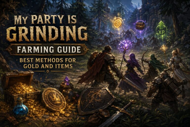 My Party Is Grinding Farming Guide: Best Methods for Gold and Items