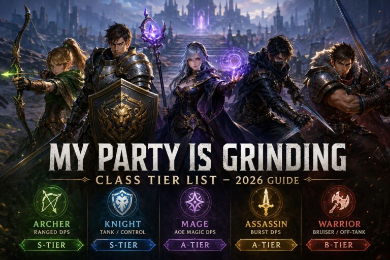My Party Is Grinding Tier List: Best Classes Ranked (2026 Guide)