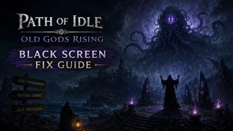 Path of Idle Old Gods Rising Black Screen Fix: Step-by-Step Technical Guide for PC