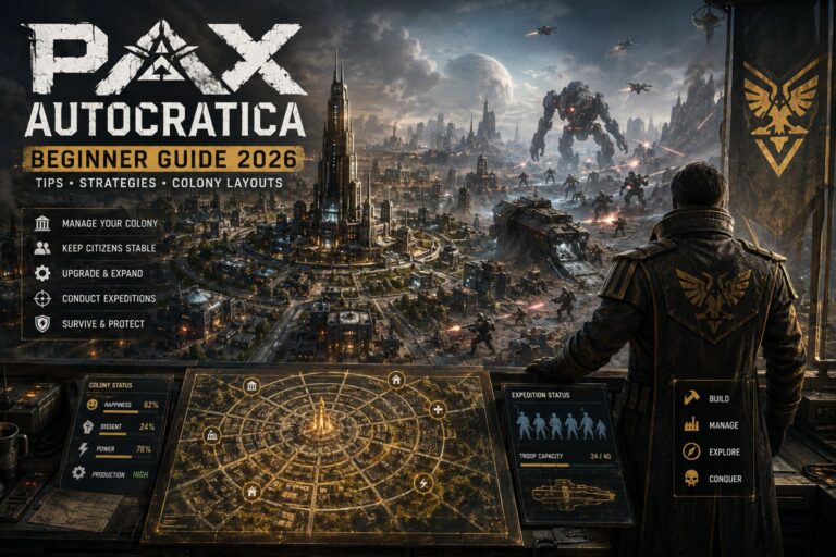 Pax Autocratica Beginner Guide 2026: Tips, Strategies, and Colony Layouts
