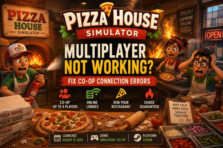 Pizza House Simulator Multiplayer Not Working: How to Fix Co-op Connection Errors