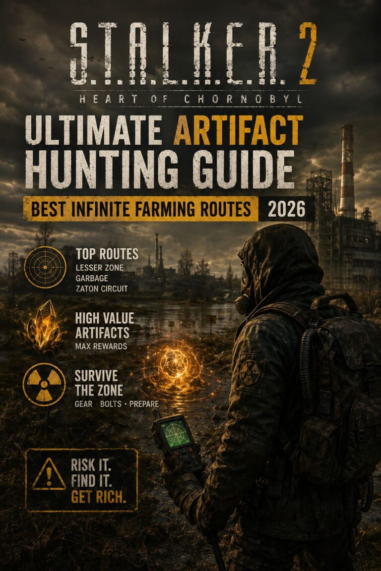 STALKER 2 Ultimate Artifact Hunting Guide: Best Infinite Farming Routes (2026)