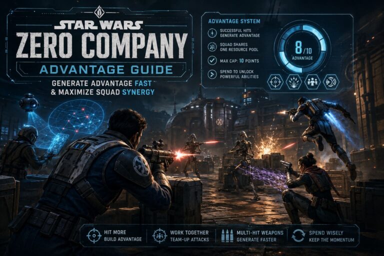 Star Wars Zero Company Advantage Guide: How to Generate Advantage Fast and Maximize Squad Synergy