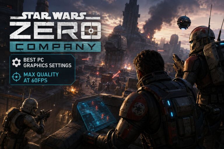 Star Wars Zero Company Best PC Graphics Settings: Guide to Max Quality at 60FPS