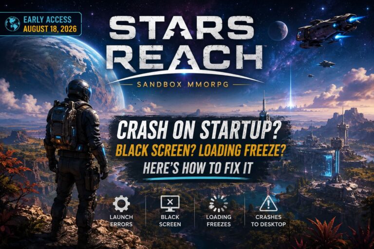 Stars Reach Crash on Startup: How to Fix Launch Errors, Black Screen, and Loading Freezes on PC
