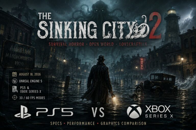 The Sinking City 2 PS5 vs Xbox Series X Specs, Performance, and Graphics Comparison (2026)