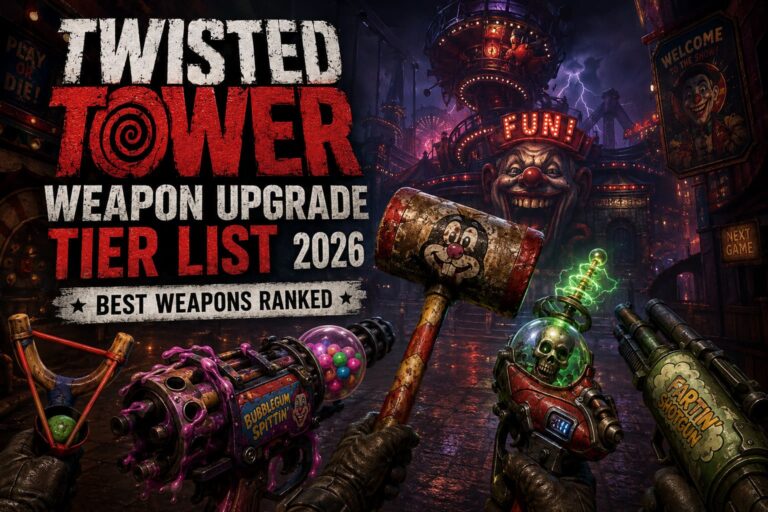 Twisted Tower Weapon Upgrade Tier List 2026: Best Weapons Ranked